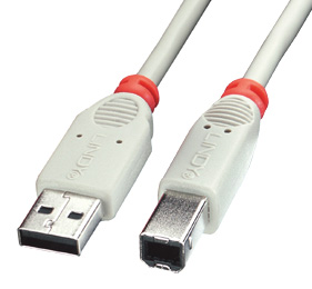 Cable - Type A to B  USB 2.0  1m