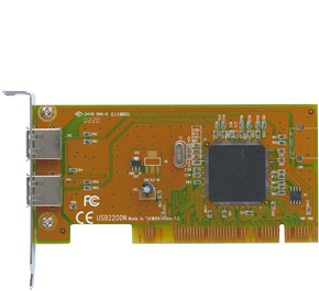 usb Card - 2 Port USB 2.0  Low Profile  PCI (32