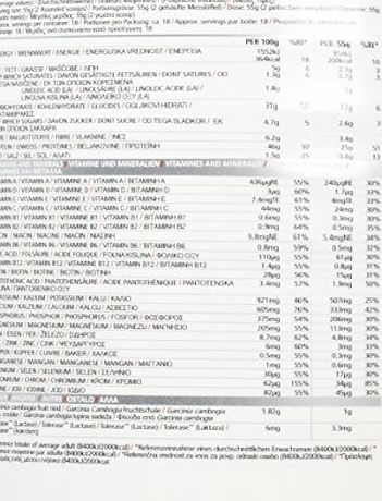 USN Diet Fuel Ultralean Weight Control Meal Replacement Shake Powder, Chocolate - 2 kg