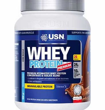 USN Whey 908g Protein Shake - Chocolate