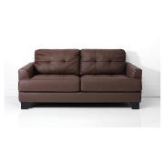 Utah large Leather Sofa, Black