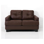 utah Leather Sofa, Black