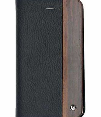 Uunique iPhone 5/5S Wooden Folio Case - Black