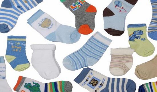 UWear *Great Value* Baby Boys 20 pack socks
