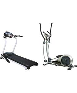 V-Fit MPT Treadmill and Elliptical Cross Trainer Bundle