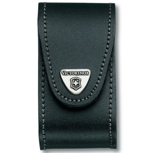 Victorinox Leather Pouch - 5-8 Layer, Black