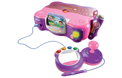 v.smile TV Learning System Pink (including Dora the Explorer game)