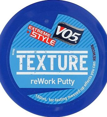 V05, 2041[^]10028270 VO5 Extreme StyleRework Fibre Putty 150ml 10028270