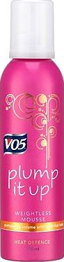 V05, 2041[^]10085968 VO5 Plump It Up Heat Defence Volume Whipped