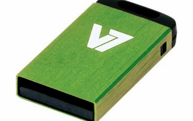 V7 Nano VU28GCR-GRE-2E 8 GB USB 2.0 Flash Drive -
