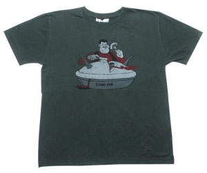 Cow Pie Menand#39;s Desperate Dan T-Shirt from Vacant