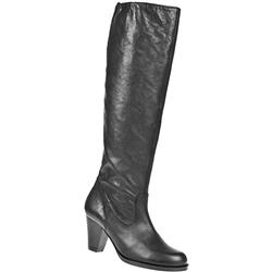 Female Crivits Leather Upper Leather/Textile Lining Calf/Knee in Black