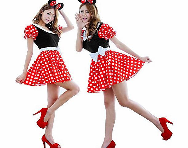 Vakind Sexy Lingerie Disney Mickey Mouse Halloween Costumes Fancy Dress Up Cosplay dress