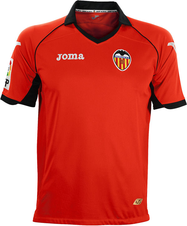 Valencia Joma 2011-12 Valencia Joma 3rd Football Shirt