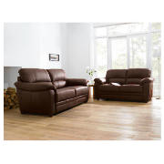 leather sofa large, chocolate