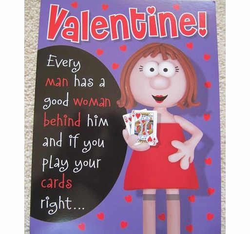 Valentines Day Cards BRILLIANT FUNNY ON TOP UNDERNEATH AND ALL OVER VALENTINE GREETING CARD