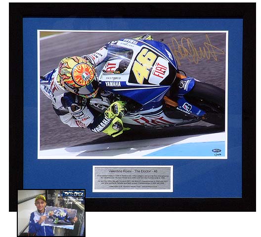Rossi and#8211; Signed and framed 2008 Presentation and#8211; Edition of 46