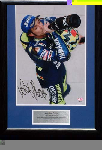 Valentino Rossi signed and framed limited edition photo - WAS andpound;289.99