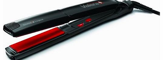 Valera Professional SwissX Logica 230oc Ceramic Plate Hair Straightener Black Red