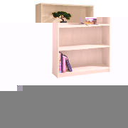 Value 5 shelf 80cm Bookcase, Maple effect