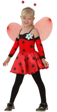 value Costume: Girls Lady Bug (Small 3-5 Yrs)