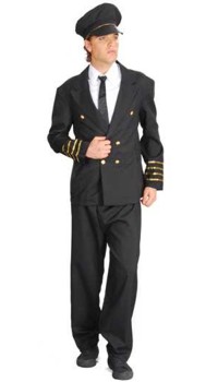 value Costume: Pilot Captain Adult