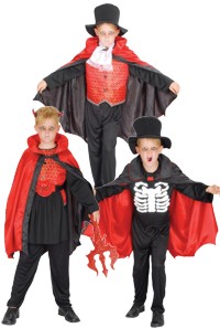 value Costume: Skeleton/Vampire/Devil (Small)