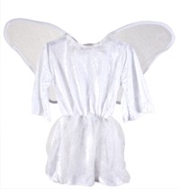 Costume: White Glitter Angel Small (3-5 yrs)