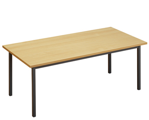 line rectangular reception table