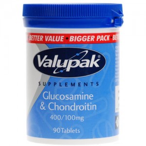 Valupak Glucosamine and Chondroitin 400/100mg