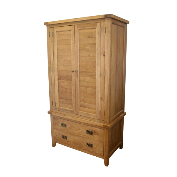 2-Part Wardrobe with 2 Drawers