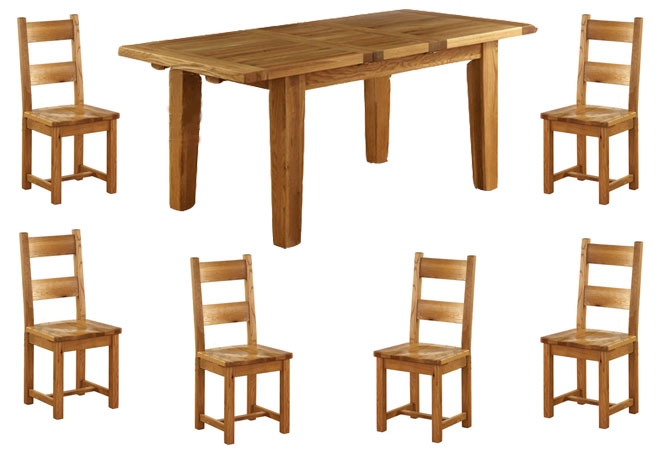 Oak Extension Dining Table -