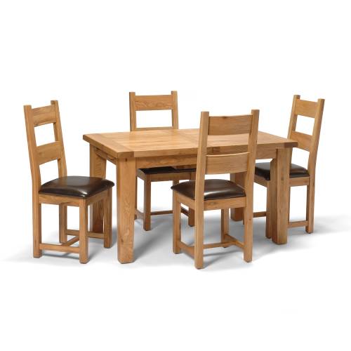Vancouver Oak Small Dining Set