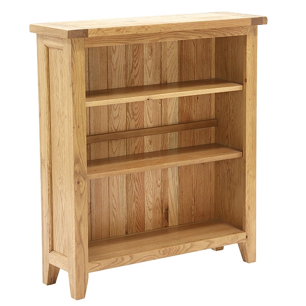 Oak Petite Bookcase with adjustable