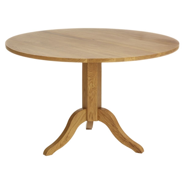 Oak Petite Round Dining Table - 1200mm