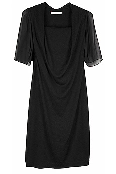 Silk sleeve dress