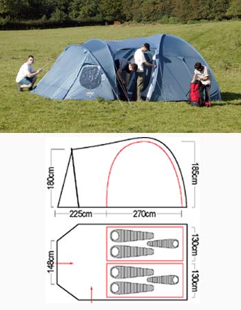 Vango Venture 600DLX Tent