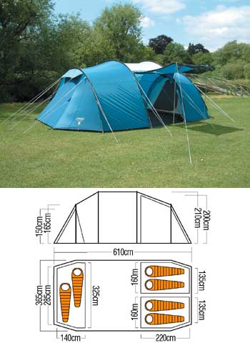 VANGO Vista 600DLX Tent