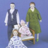 Vanity Fair Dolls House Doll Set - Family of 4
