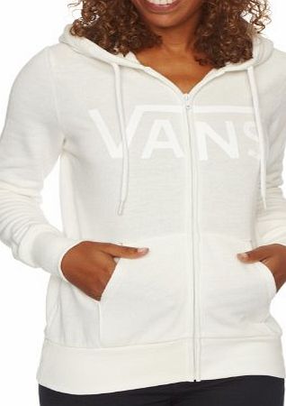 Vans Allegiance Zip Hoodie Womens Sweatshirt Dirty White Heather Large
