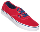 Vans Authentic True Red Canvas Trainers
