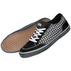 vans Bearcat Skate Shoes - (Skull) Black/White