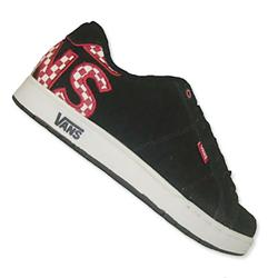 vans Boys Shrapnel Skate Shoes - Black/Red