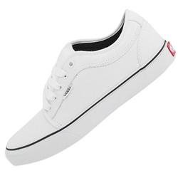vans Chukka Low Skate Shoes - White/White