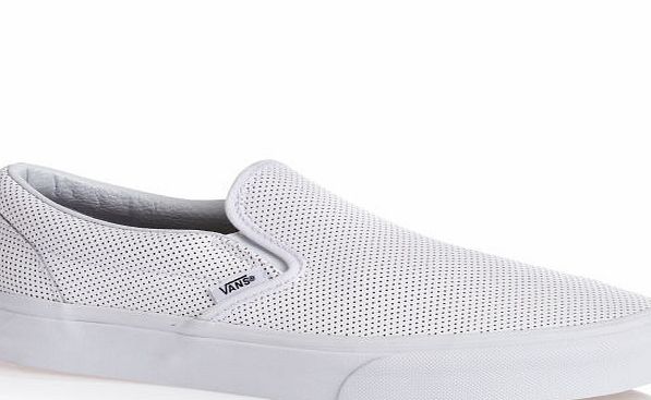 Classic Slip-on Shoes - Perf Leather White