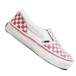 vans Girls Classic Slip-On Shoes - Aurora Pink/Whi