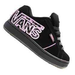 vans shoes for girls black and pink