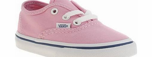 Vans kids vans pale pink authentic girls toddler