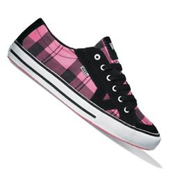 Ladies Tory Skate Shoes - Black/Prism Pink