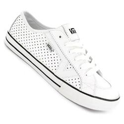 Ladies Tory Skate Shoes -(Perf Leather) White